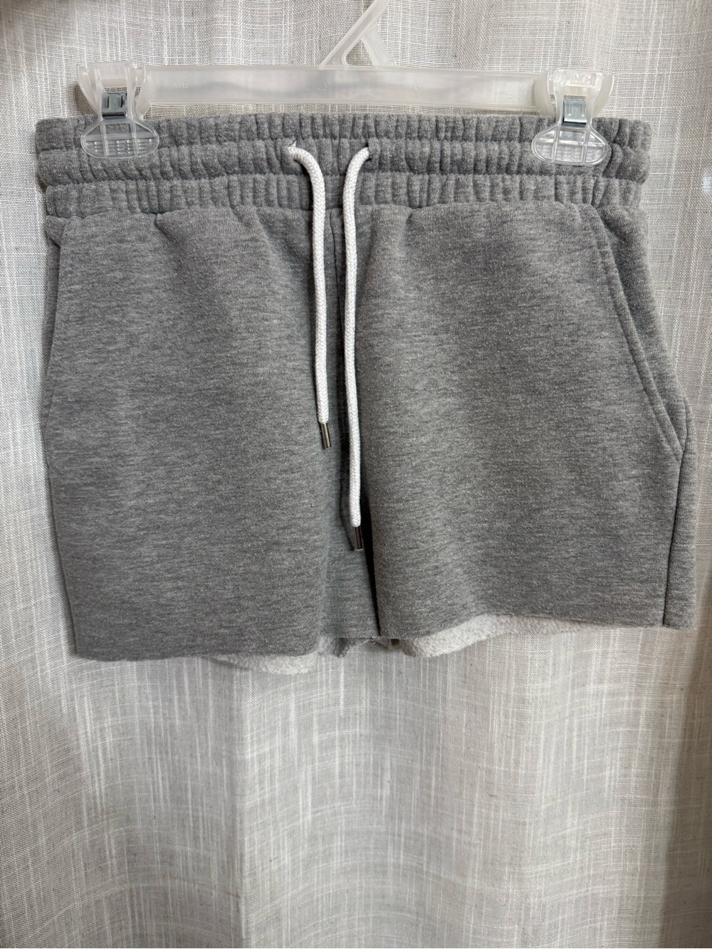 Forever 21 Grey Fleece Drawstring Shorts